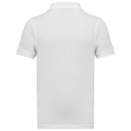 Polo ecorresponsable de punto piqué infantil