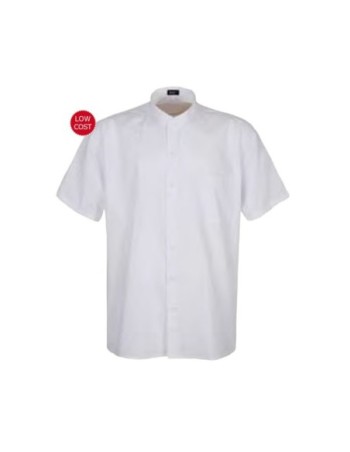 CAMISA CUELLO MAO BLANCA MANGA CORTA 2