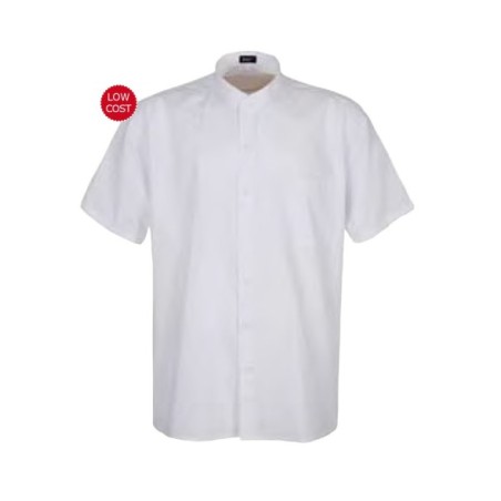 CAMISA CUELLO MAO BLANCA MANGA CORTA
