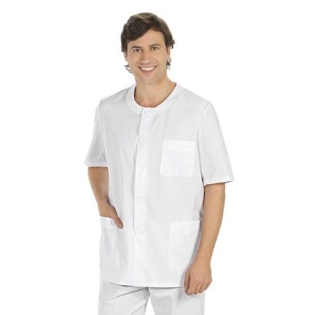PIJAMA BLANCO SANITARIO CUELLO REDONDO