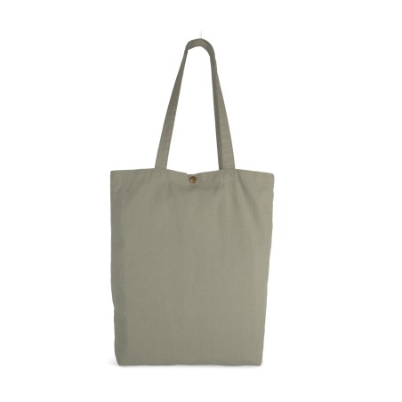Washed cotton tote bag