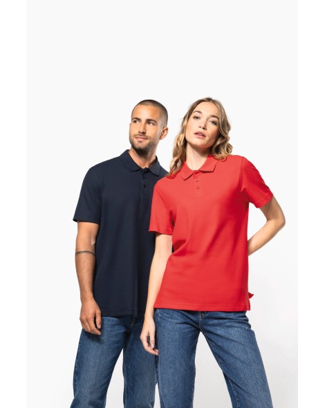 Unisex pique polo shirt
