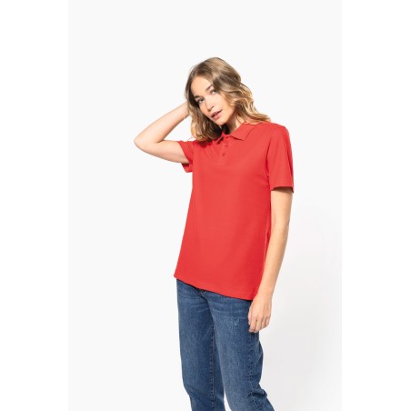 Unisex pique polo shirt