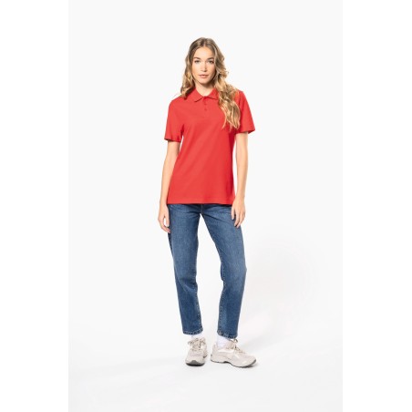 Unisex pique polo shirt