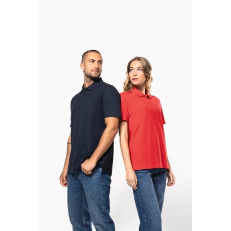 Unisex pique polo shirt