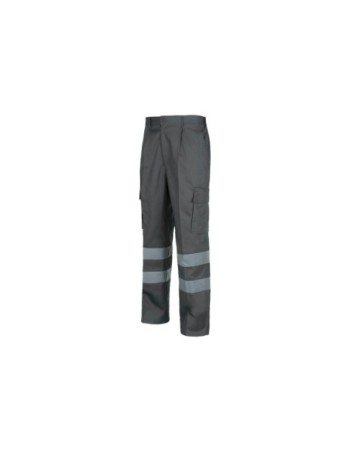 PANTALÓN REFLECTANTE MULTIBOLSILLOS BANDAS  2