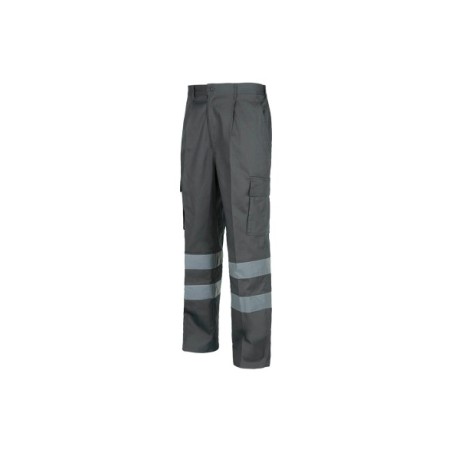 PANTALÓN REFLECTANTE MULTIBOLSILLOS BANDAS 