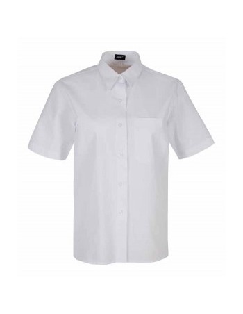 CAMISA BLANCA HOSTELERÍA MUJER MANGA CORTA