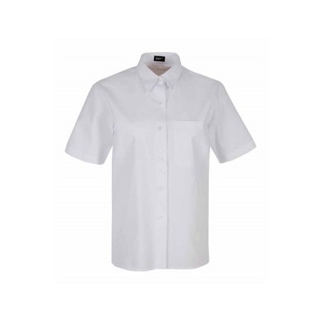 CAMISA BLANCA HOSTELERÍA MUJER MANGA CORTA
