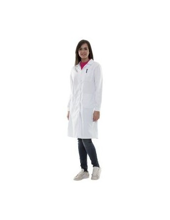 BATA LABORATORIO BLANCA MUJER