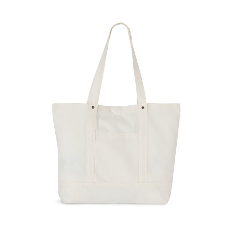 Bolsa shopper grande con bolsillo lateral