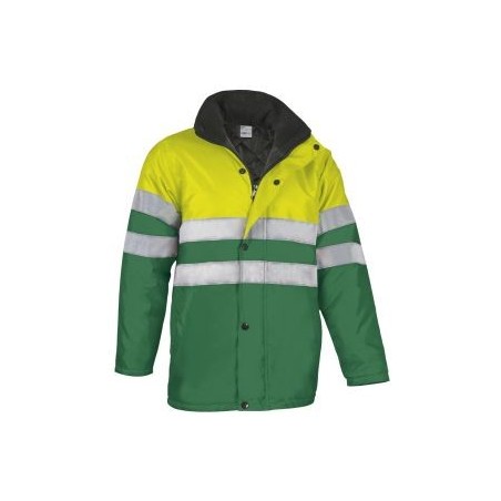 PARKA DE TRABAJO REFLECTANTE ALTA VISIBILIDAD