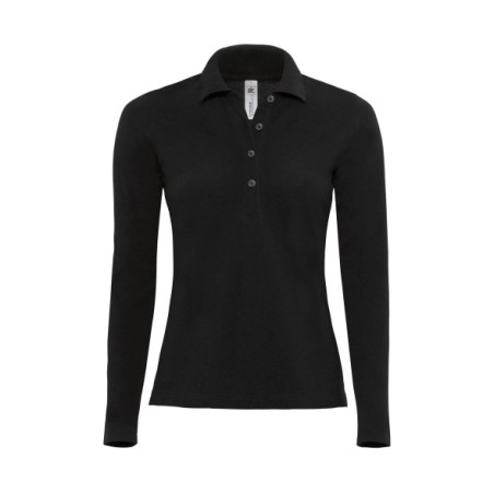 POLO DE MANGA LARGA MUJER 100% ALGODÓN