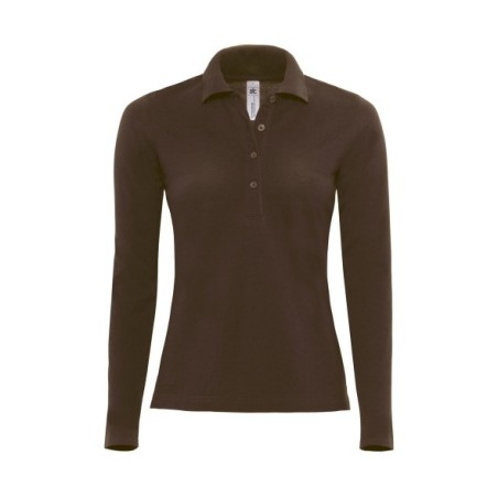 POLO DE MANGA LARGA MUJER 100% ALGODÓN