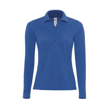 POLO DE MANGA LARGA MUJER 100% ALGODÓN