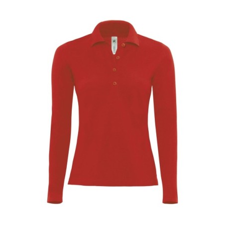 POLO DE MANGA LARGA MUJER 100% ALGODÓN