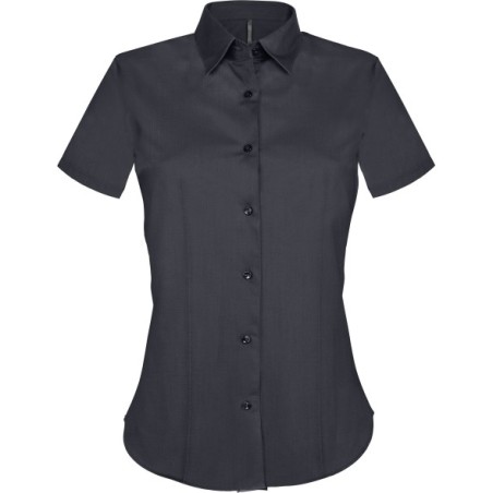 CAMISA MANGA CORTA MUJER ENTALLADA