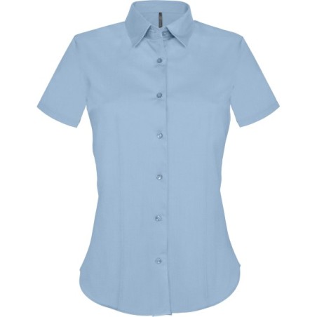 CAMISA MANGA CORTA MUJER ENTALLADA
