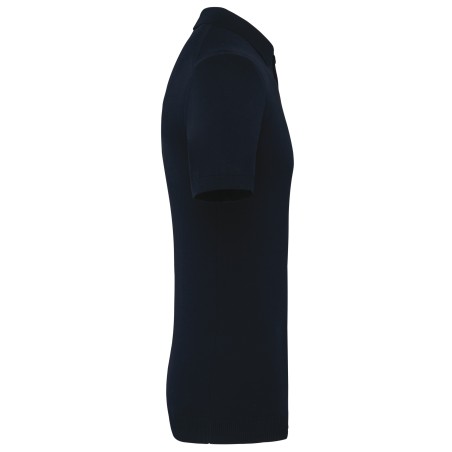 Eco-friendly men\\\'s knitted polo shirt