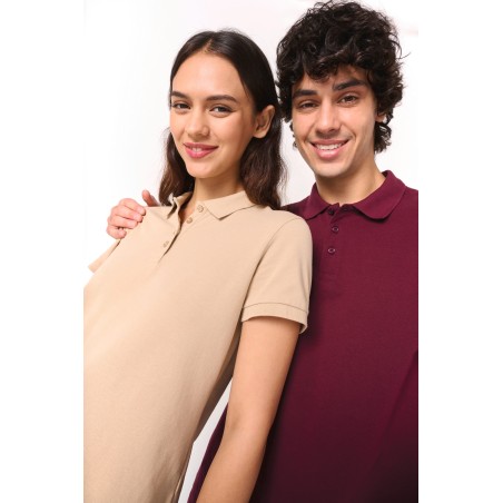 Polo punto piqué mujer