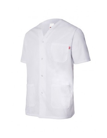 CHAQUETA SANITARIA PICO CON CORCHETES
