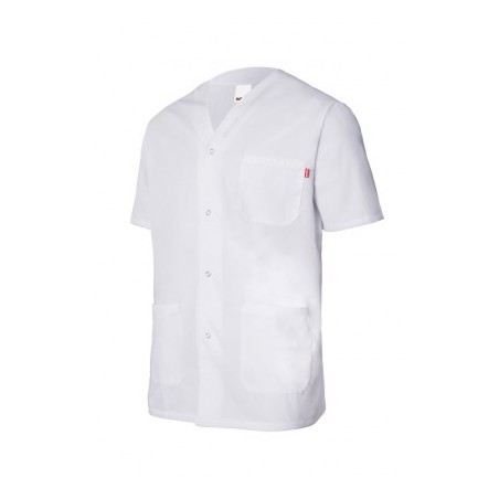 CHAQUETA SANITARIA PICO CON CORCHETES