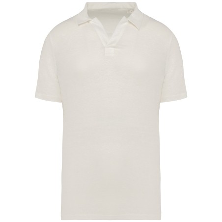 Polo de lino hombre