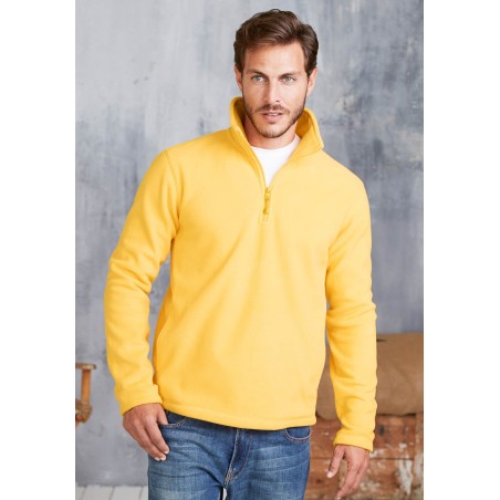 FORRO POLAR DE TRABAJO MEDIA CREMALLERA