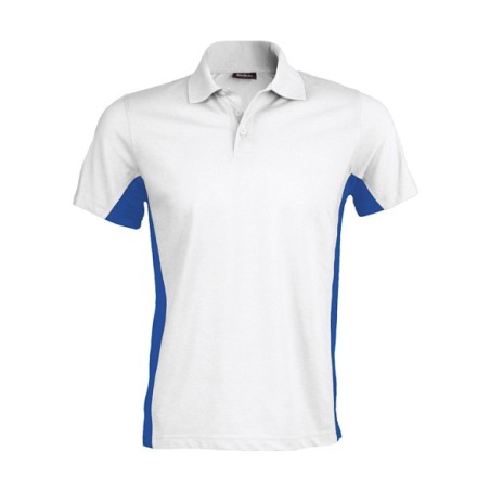 POLO DE TRABAJO MANGA CORTA BICOLOR FLAG