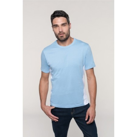 CAMISETA DE TRABAJO MANGA CORTA CONTRASTE