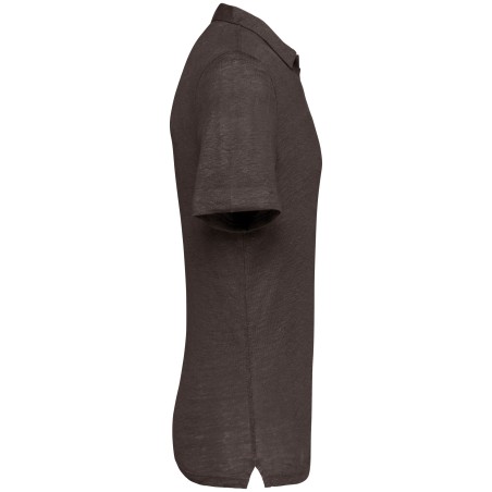 Men’s linen polo shirt