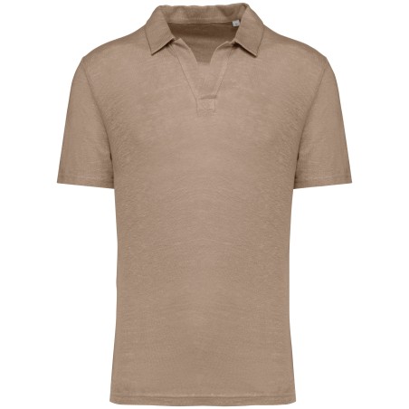 Polo de lino hombre