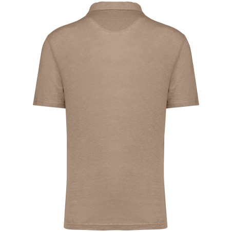 Polo de lino hombre