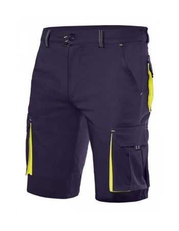 PANTALÓN LABORAL CORTO VERANO BICOLOR ELÁSTICO
