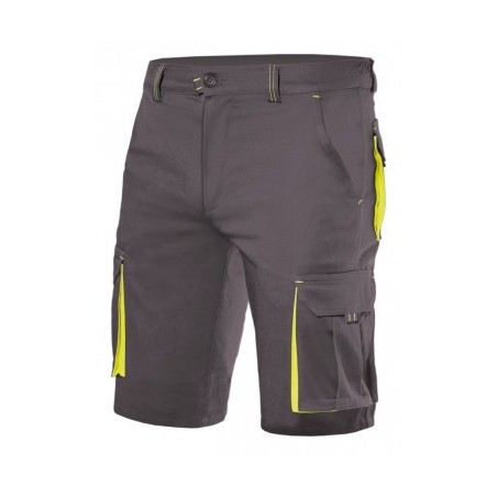 PANTALÓN LABORAL CORTO VERANO BICOLOR ELÁSTICO
