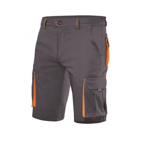 PANTALÓN LABORAL CORTO VERANO BICOLOR ELÁSTICO
