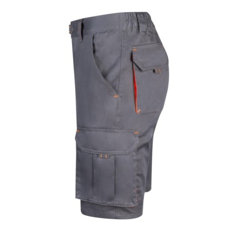 PANTALÓN LABORAL CORTO VERANO BICOLOR ELÁSTICO