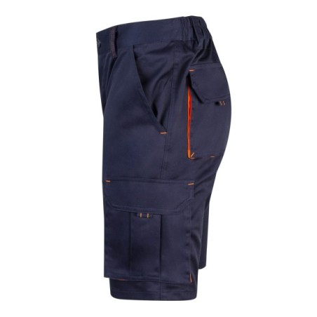 PANTALÓN LABORAL CORTO VERANO BICOLOR ELÁSTICO