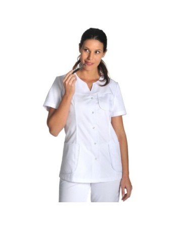 CHAQUETA BLANCA ENTALLADA 