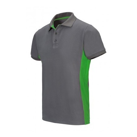 POLO DE TRABAJO COMBINADO CON CONTRASTES