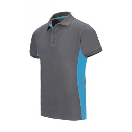 POLO DE TRABAJO COMBINADO CON CONTRASTES