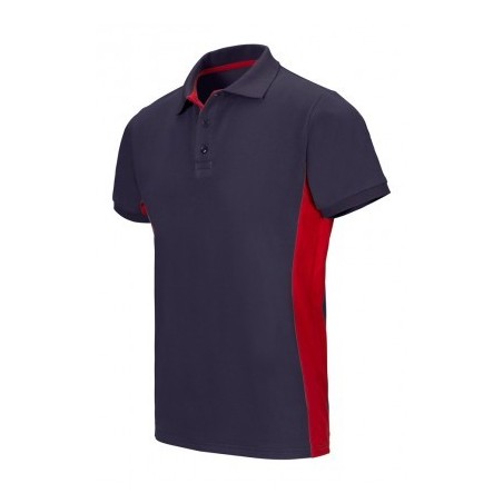 POLO DE TRABAJO COMBINADO CON CONTRASTES