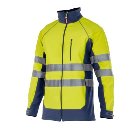 CHAQUETA DE TRABAJO SOFTSHELL ALTA VISIBILIDAD
