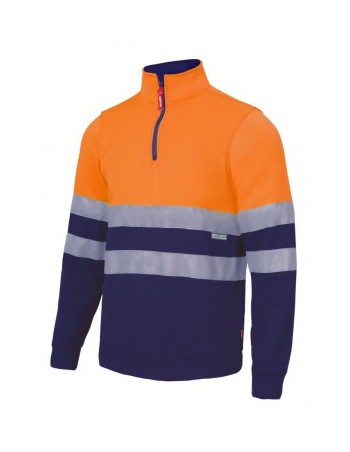 SUDADERA DE TRABAJO CON BANDAS REFLECTANTES 2