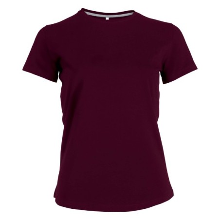 CAMISETA MUJER MANGA CORTA ENTALLADA