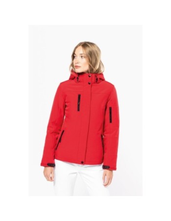 PARKA SOFTSHELL CAPUCHA FORRADA MUJER