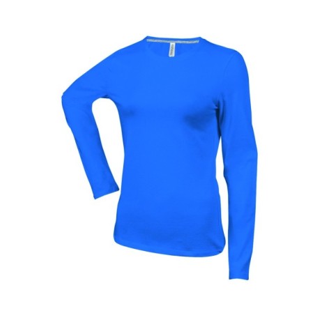 CAMISETA MUJER MANGA LARGA AJUSTADA