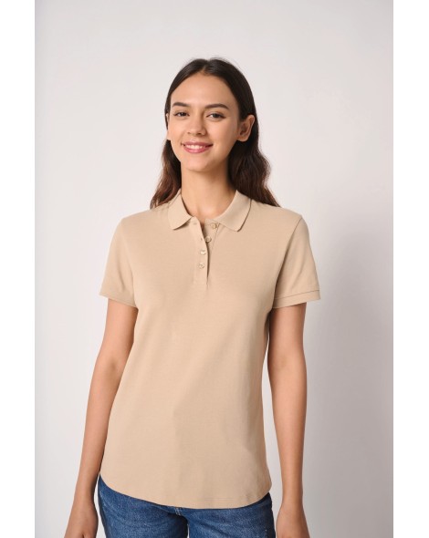 Polo punto piqué mujer