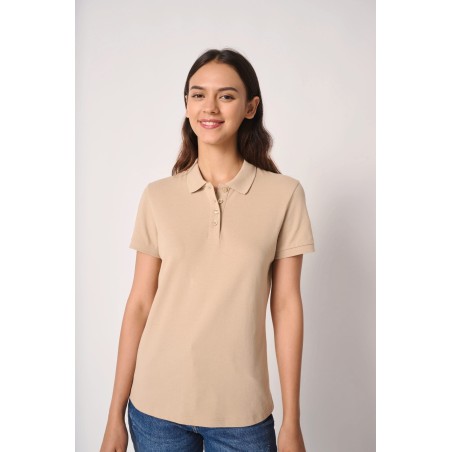 Ladies\\\' pique polo shirt
