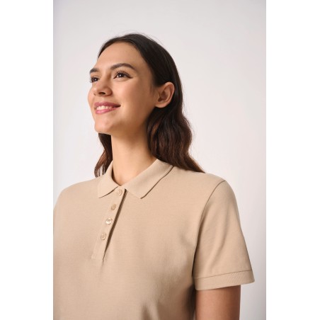 Ladies\\\' pique polo shirt